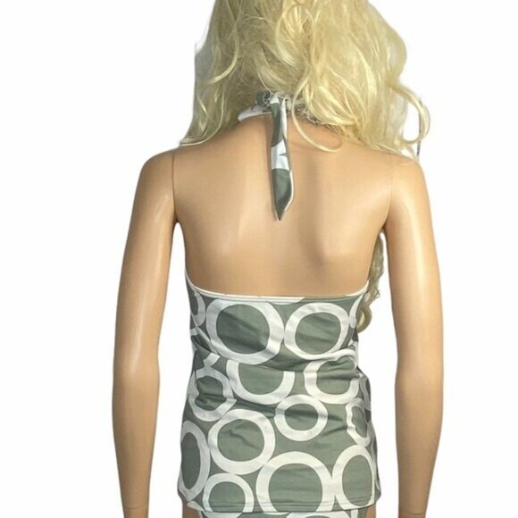 Modbe Modest Swim halter Tankini Mermaid Top Medium - Picture 5 of 12